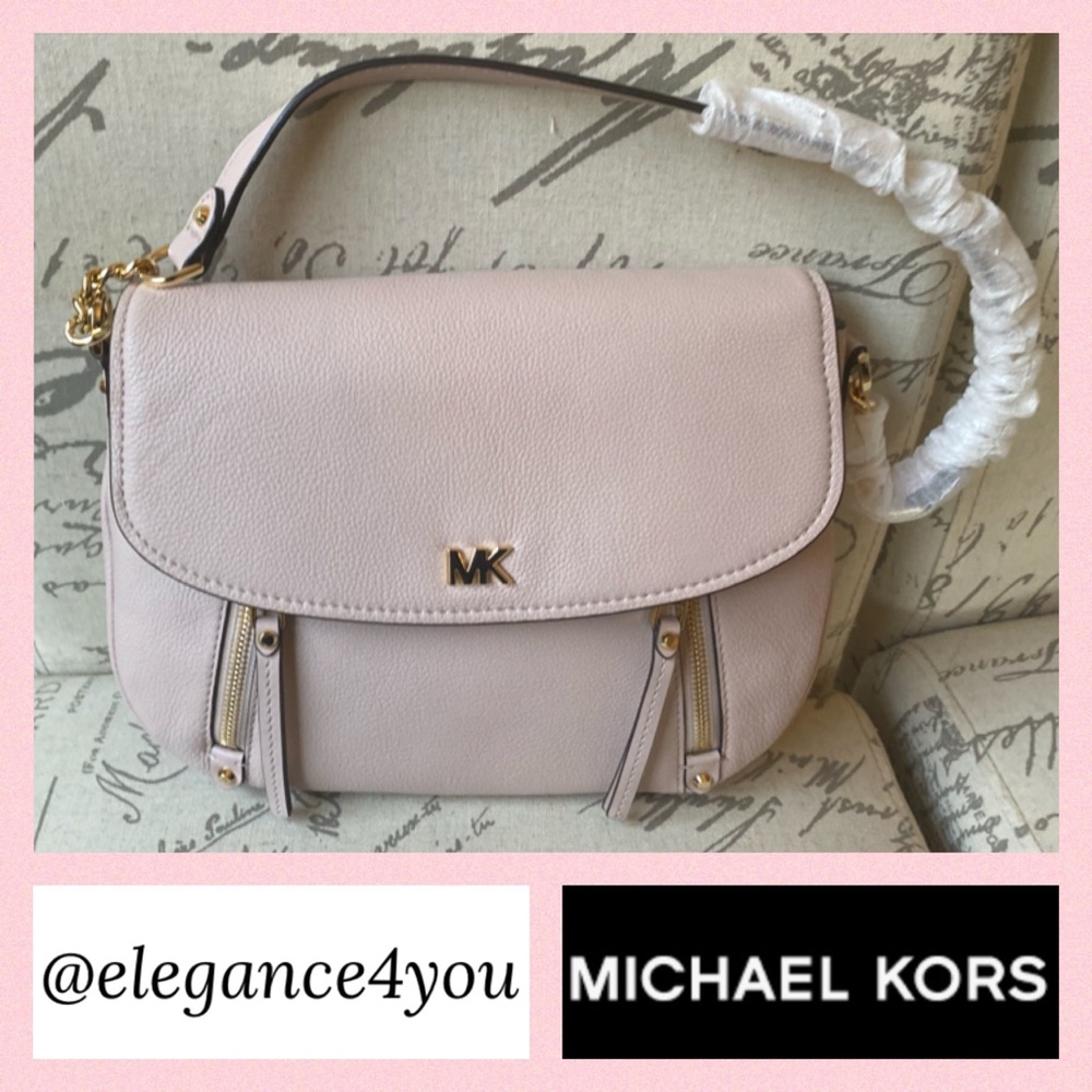 MICHAEL KORS✨Pretty Pebbled Leather Pink Purse NWT